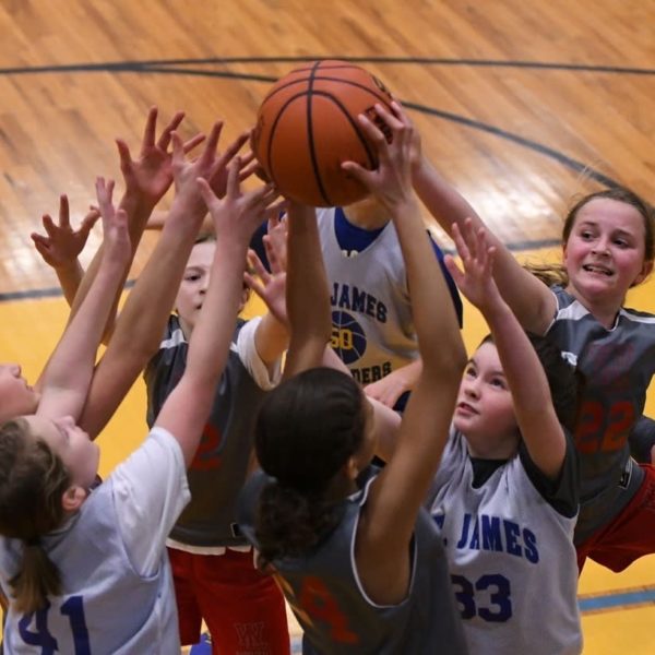 St. James Lutheran School girls basketball