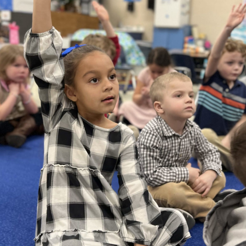 St. James Lutheran School student learning activity
