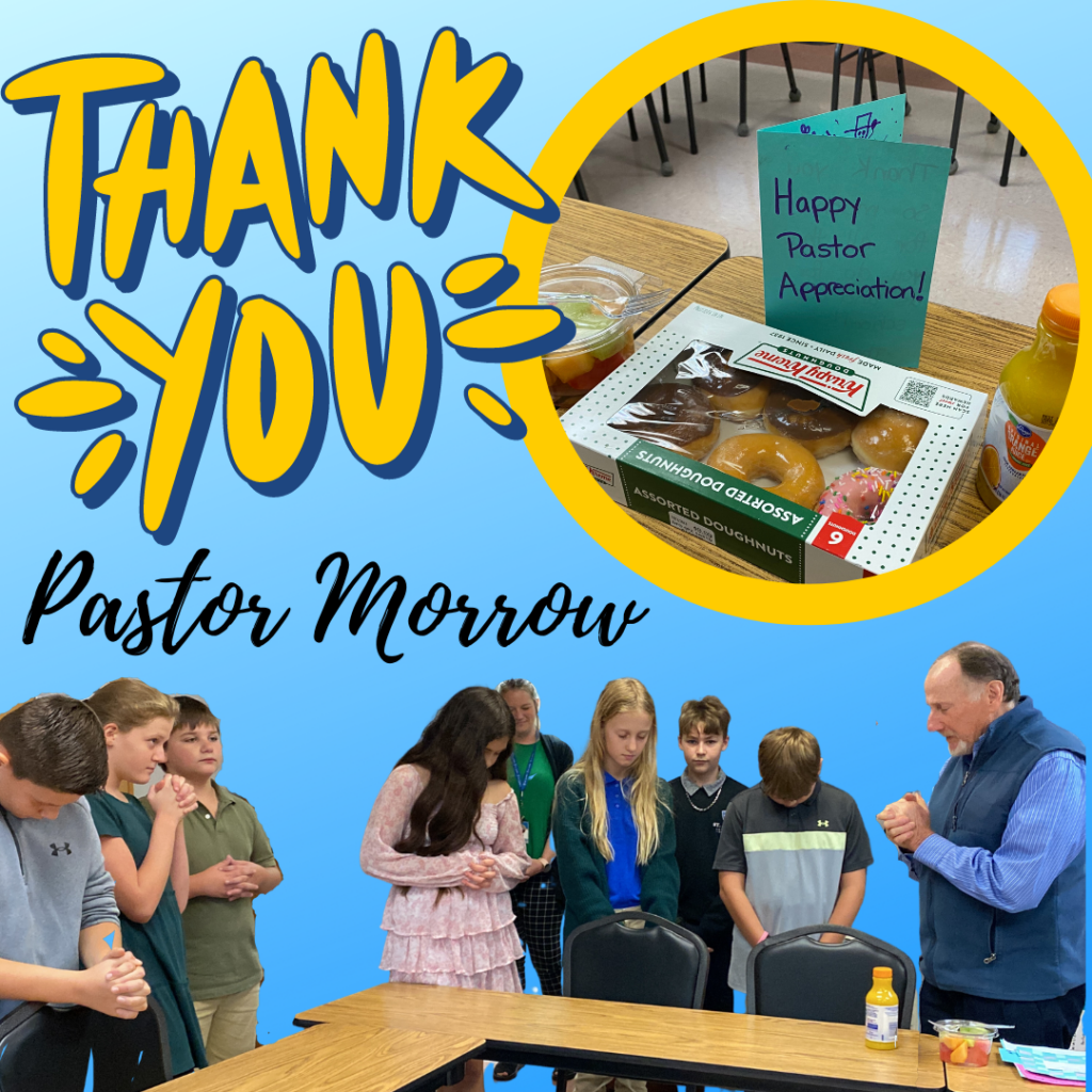 Pastor Appreciation Month — St. James Lutheran School news