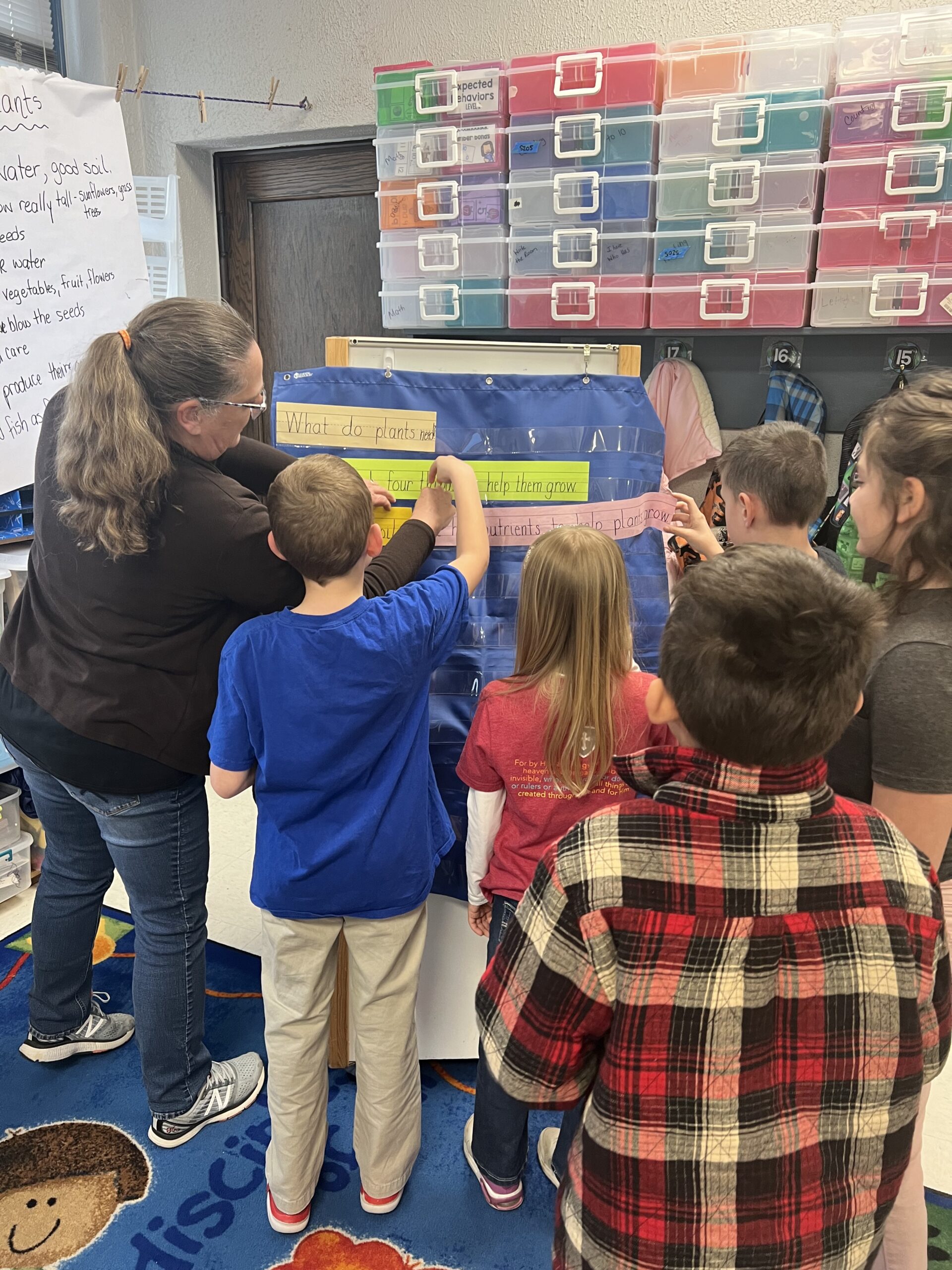 St. James Lutheran School students learning together in Lafayette, Indiana