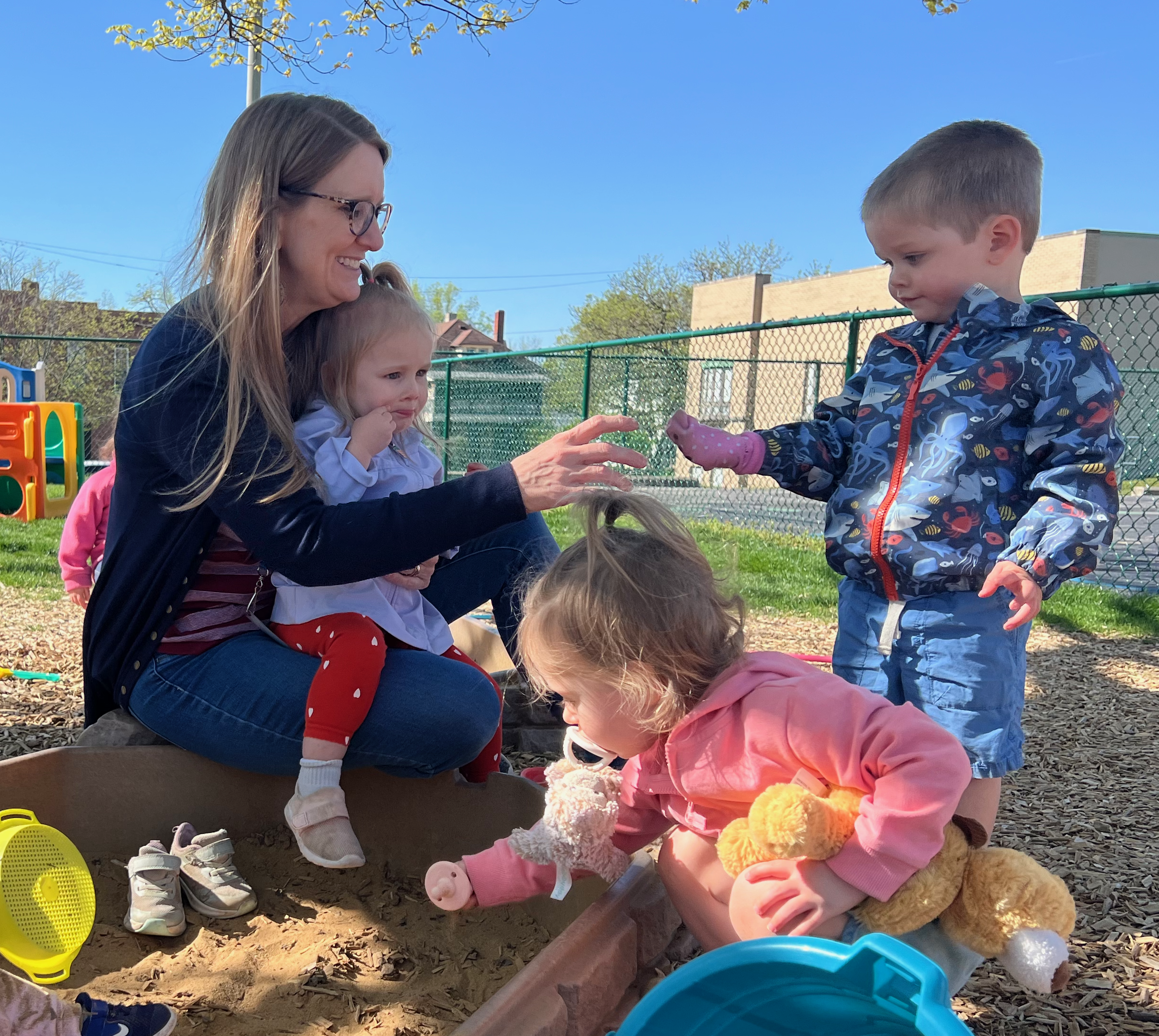 Toddler classroom at St. James Preparatory Academy